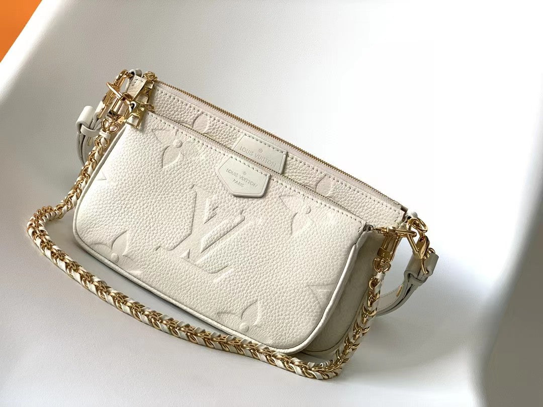 Louis Vuitton MULTI POCHETTE ACCESSOIRES- Cream