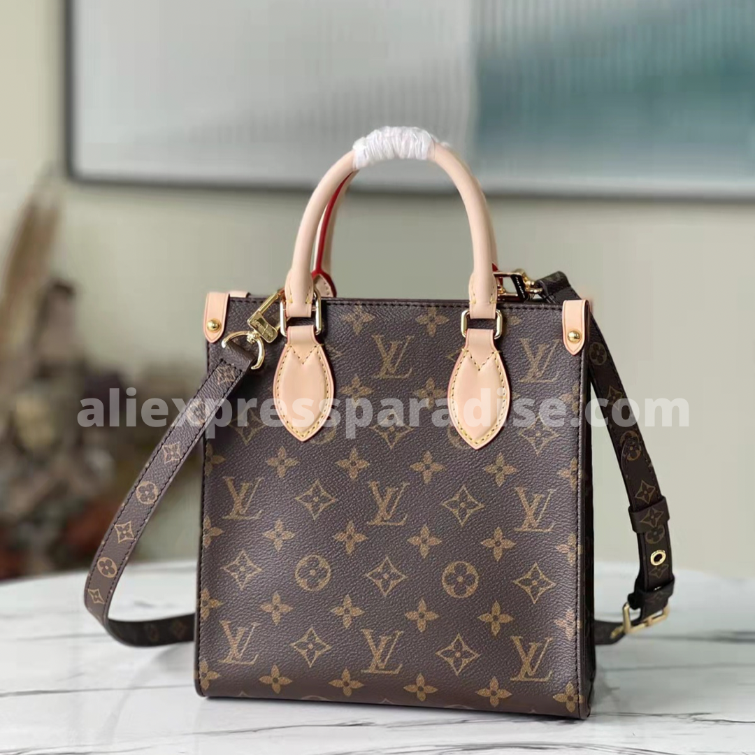 Shop Louis Vuitton DAMIER Sac Plat Xs (N60479, N60495) by babybbb