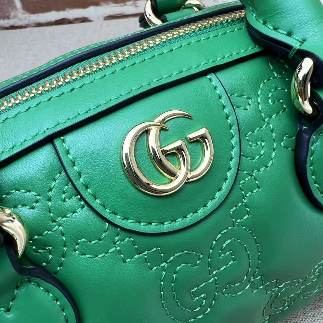 Gucci Leather GG Matelassé Mini Bag